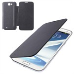 Slim Flip Cover til Note 2 (Sort)